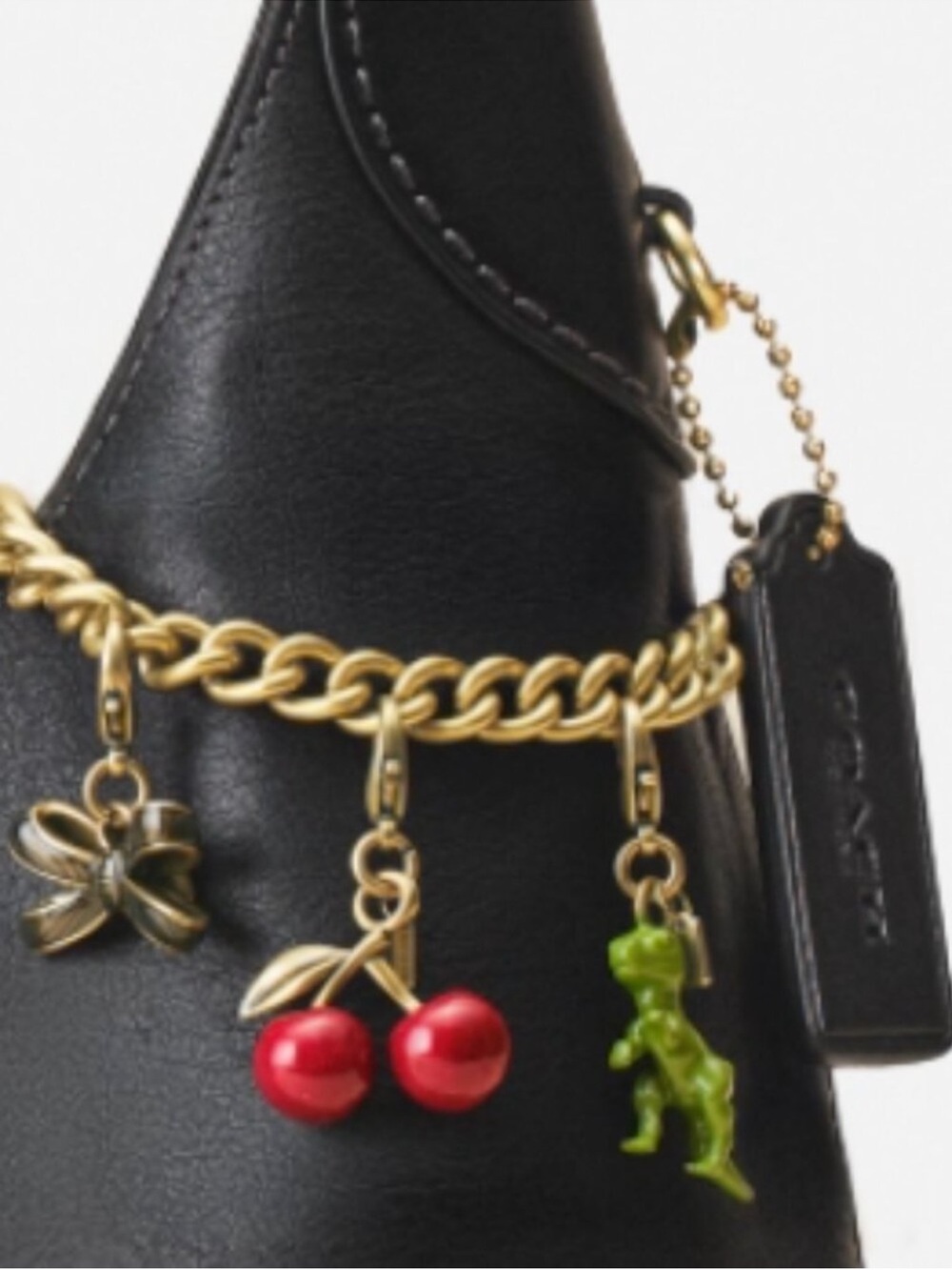 Coach Cherry mini bag charm NWT with dust bag SOLD OUT ONLINE - Picture 3 of 15